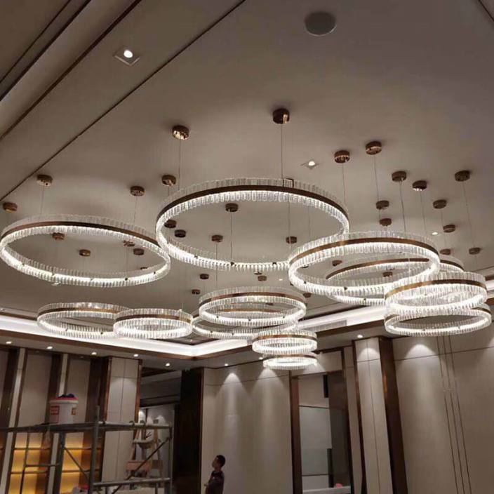 酒店大堂燈飾,源頭酒店燈廠定制