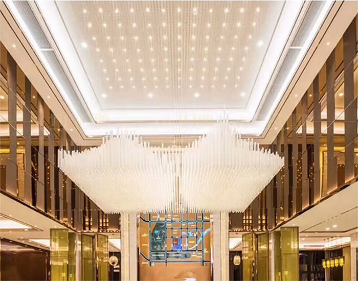 酒店多層吊燈非標(biāo)定制，廠家直供
