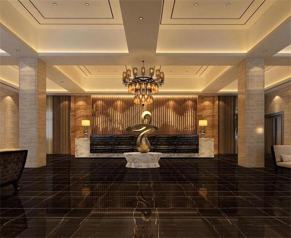 酒店大堂JD20078257三層吊燈定制 燈具廠家設(shè)計安裝