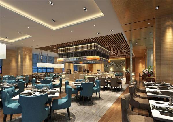 高檔酒店餐廳現(xiàn)代燈光照明設計效果 燈具廠家供貨安裝